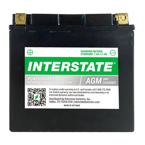 Interstate Batteries | Model CIT14B-BS AGM
