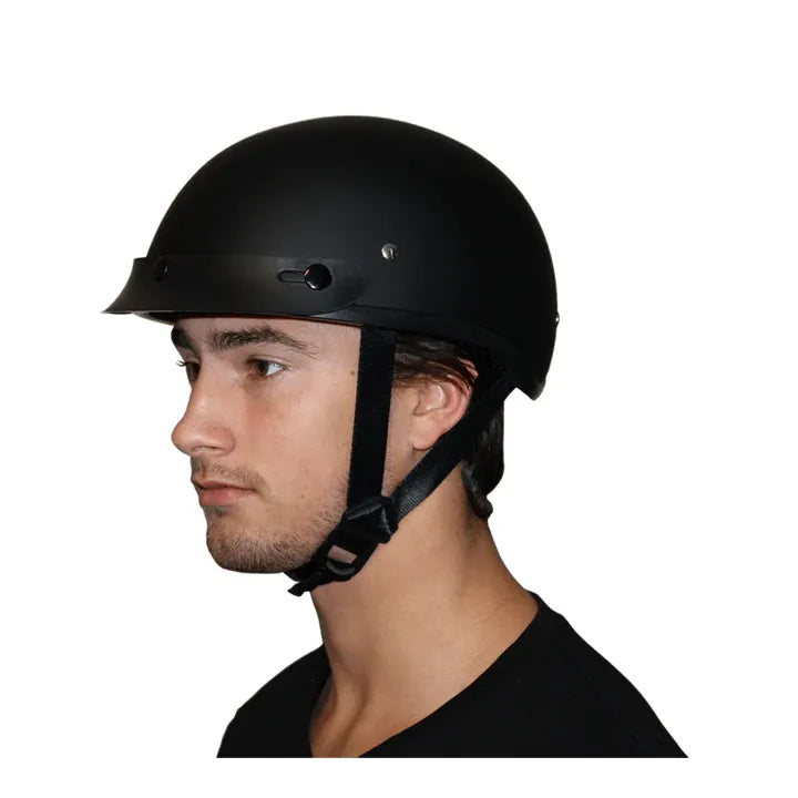 Daytona Helmets | DOT Approved Daytona Skull Cap Motorcycle Helmet