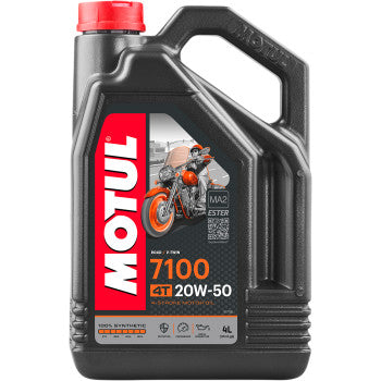 Motul | 7100 Synthetic 4T Engine Oil | 20W-50 (choose size)