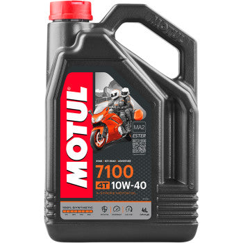 Motul | 7100 4T Synthetic Oil | 10W-40 (choose size)