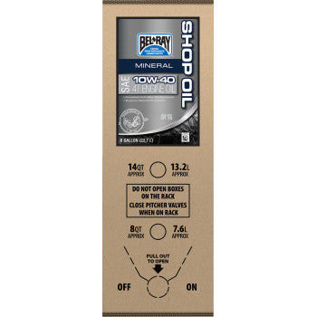 Bel-Ray | 10W-40 Oil-In-Box Shop Oil |  6 U.S. gal