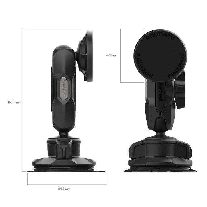 Rokform | Magnetic Phone Holder/Charger Windshield Mount