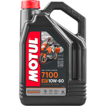 Motul | 7100 4T Synthetic Oil | 10W-60 (choose size)