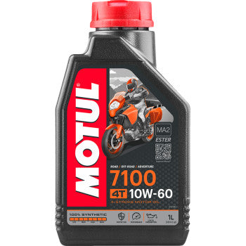 Motul | 7100 4T Synthetic Oil | 10W-60 (choose size)