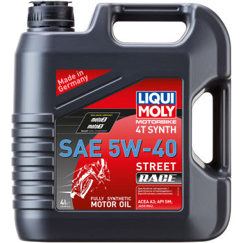 Liqui Moly | 5W-40 Street 4T Race Full Synthetic Engine Oil | All-Sizes
