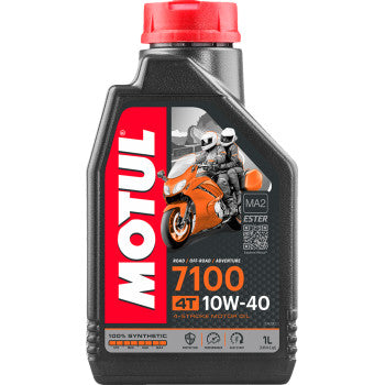 Motul | 7100 4T Synthetic Oil | 10W-40 (choose size)