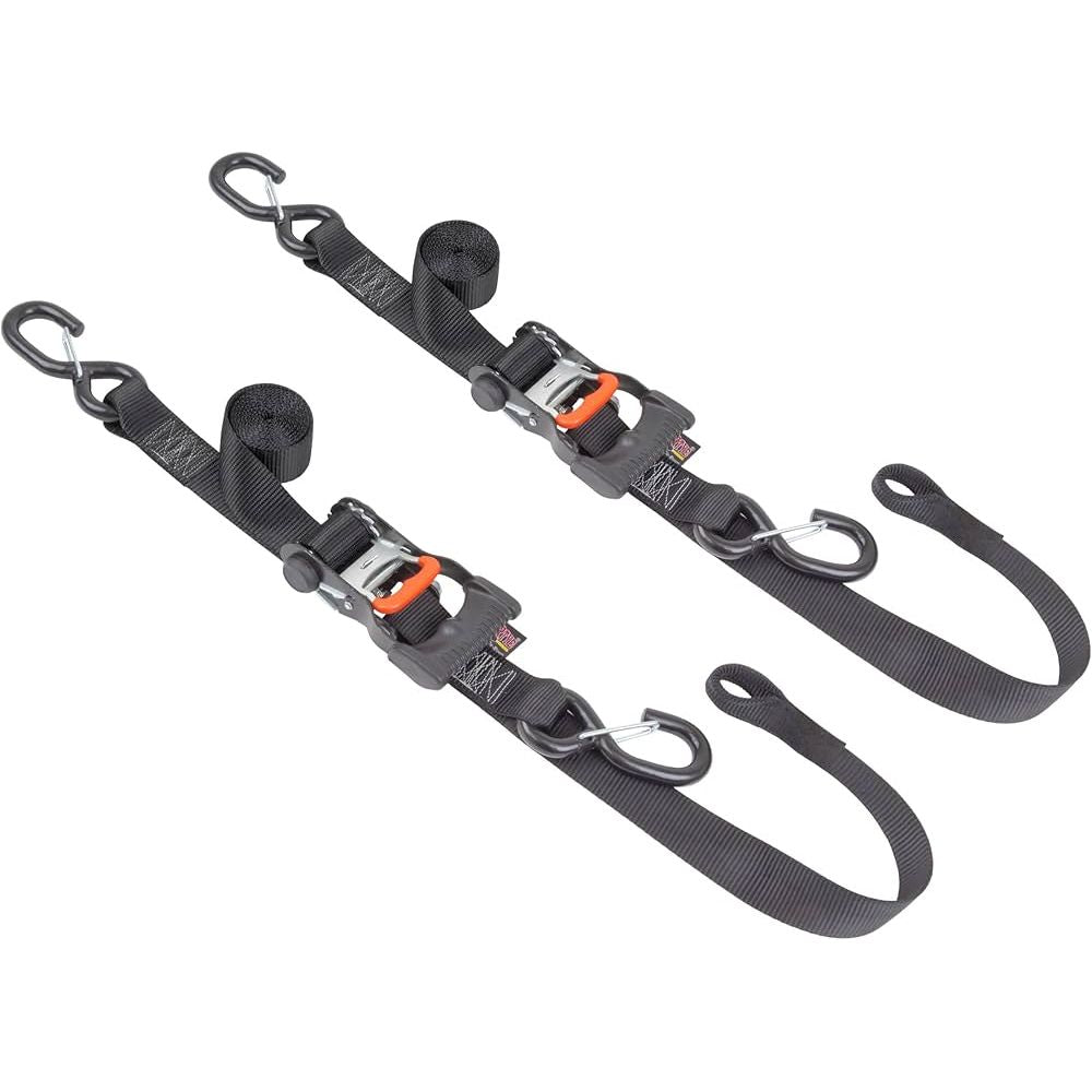 Powertye | 1.5 x 6.5 Ergonomic Soft-Tye Racket Tie-Down Straps