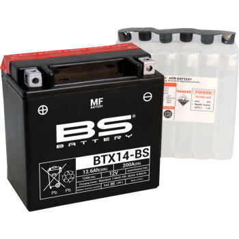 BS Battery | SLA Factory-Activated AGM Maintenance-Free Battery (choose size)