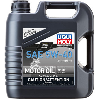 Liqui Moly | 5W-40 Street 4T HC Full Synthetic Engine Oil | All-Sizes