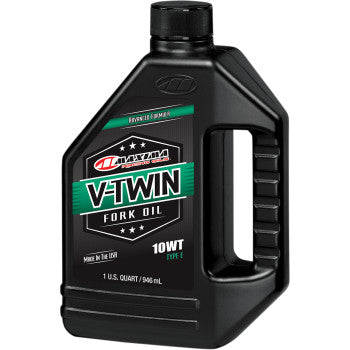 Maxima |  10WT V-Twin Fork Oil | 1 Quart