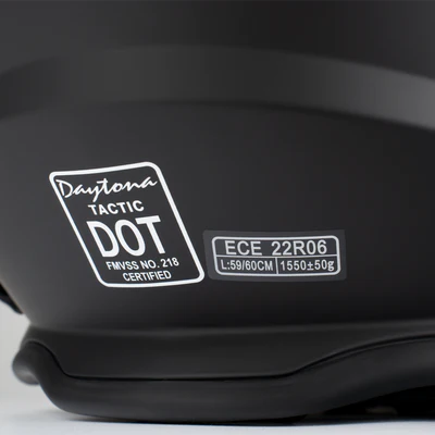 Daytona Hamlets | D.O.T. & ECE Daytona Tactic - Matte Black