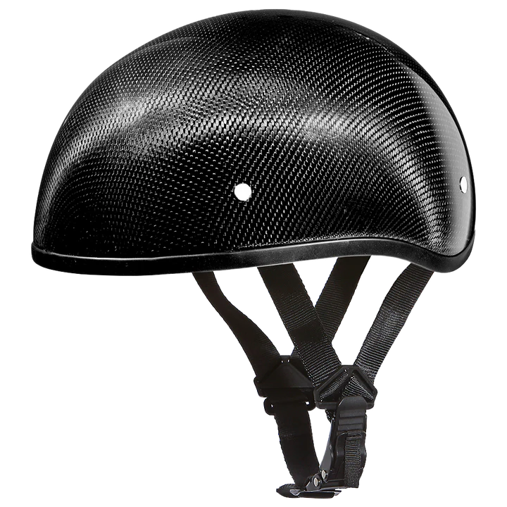 Daytona Helmets | D.O.T. Daytona Skull Cap- Grey Carbon Fiber