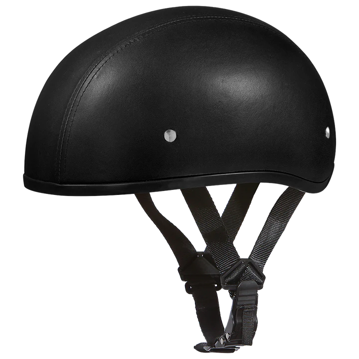 Daytona Helmets | D.O.T. Daytona Skull Cap - Leather Covered