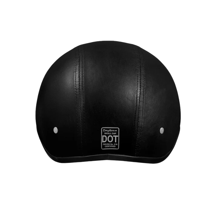 Daytona Helmets | D.O.T. Daytona Skull Cap - Leather Covered