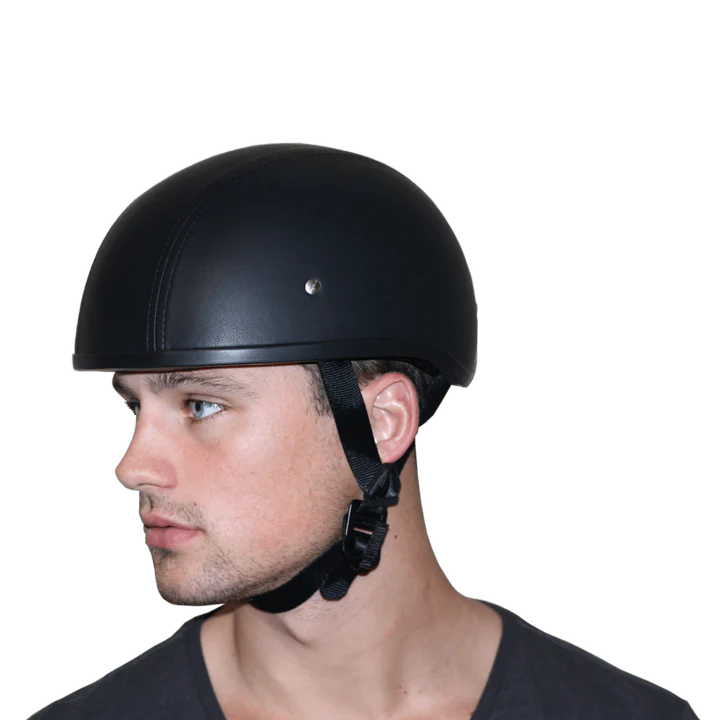 Daytona Helmets | D.O.T. Daytona Skull Cap - Leather Covered